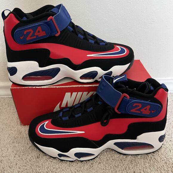 Nike Air Griffey Max 1 Alternate USA Black Blue Red White DZ5186-001 Size 10.5 main image 8